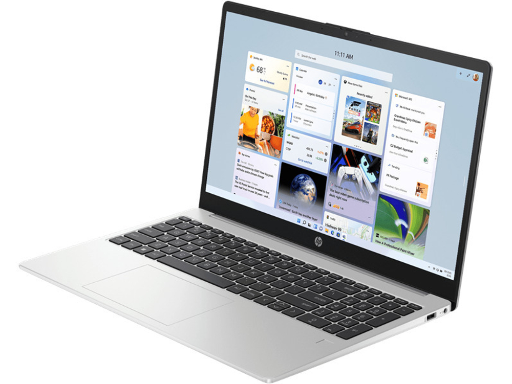 Ноутбук  HP 250 G10 15.6 ", Core i3, 8 Гб RAM, 512 Гб SSD, UHD Graphics, Серебристый