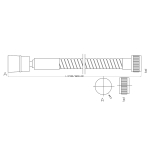 Шланг для душа Lemark LE8035S