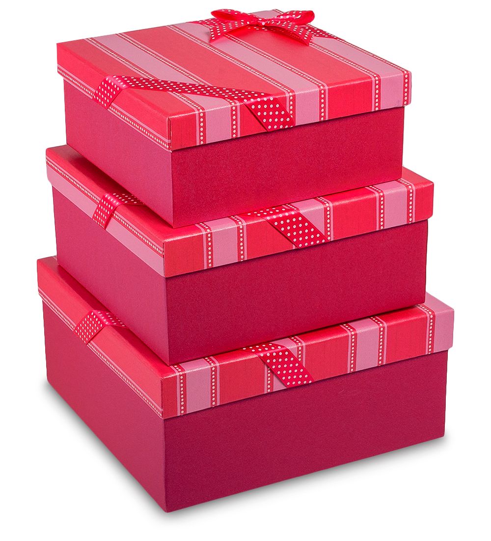 Packing Symphony ZK-02 Набор коробок из 3шт «Яркая тесьма»