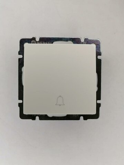 Кнопка звонка WL01-04-01 WERKEL Встраиваемые Механизмы Белые