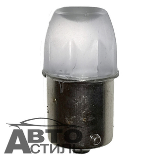 Светодиод 12-24V T25   3SMD 5730 WHITE MT FLASH(Стробоскоп)9-30v 1но конт МАТОВАЯ без ободка СТРОБ
