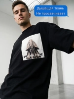 Футболка для колориста устойчивая к красителю с карманом Кот