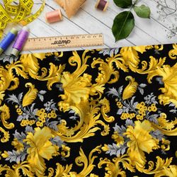 Ткань премиум бифлекс фантазийный узор