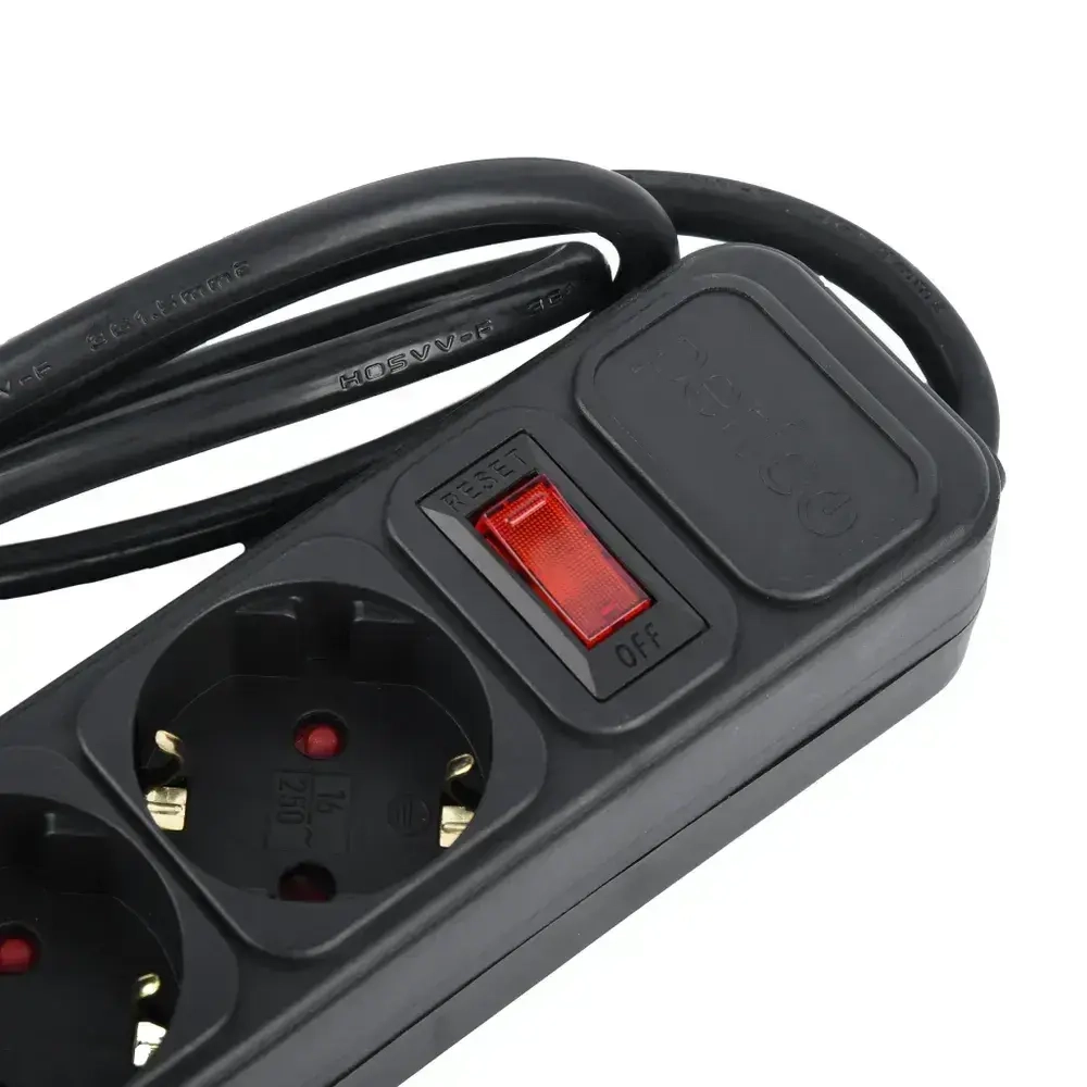 Удлинитель - сетевой фильтр REAL POWER 5,0м, 5р 16А, 3,5кВт