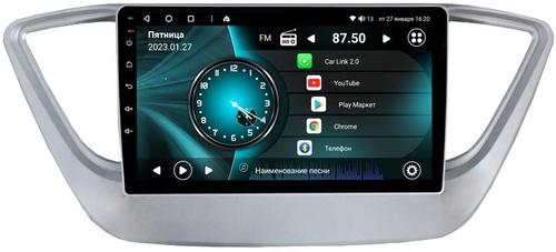 Магнитола для Hyundai Solaris 2 2017-2022, Solaris HS 2024+ - Vaycar VA23-0766 на Android 13, Быстрая, 4G SIM-слот