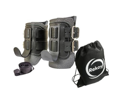 Ботинки гравитационные (инверсионные) кожаные ReKoy F10N, черные