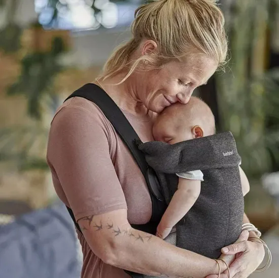 Эргорюкзак Baby Bjorn Mini 3D Jersey, Dark gray