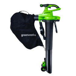 Воздуходув-Садовый Пылесос аккумуляторный Greenworks Арт. 2406907, 40V, бесщеточный