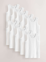 Майка для мальчика Next N59-403, 10 шт., Белый