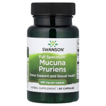 Swanson Vitamins, Full Spectrum®, мукуна жгучая, 400 мг, 60 капсул