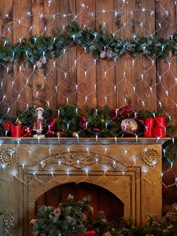 ULD-N1815-180-DTA WHITE IP20 Сетка светодиодная с контроллером. 1.8х1.5м. 180 светодиодов. Белый свет. Провод прозрачный. TM Uniel.