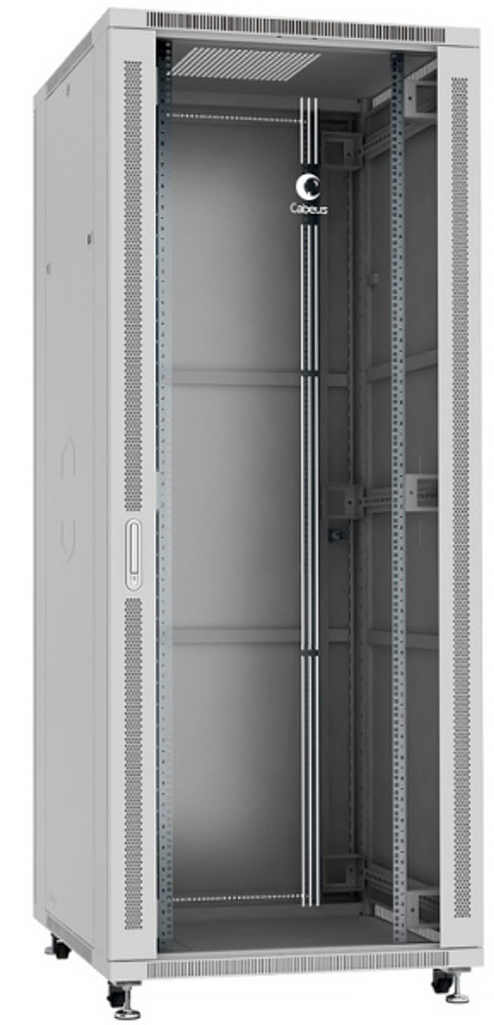 Шкаф напольный 19", 42U Cabeus SH-05C-42U80/80