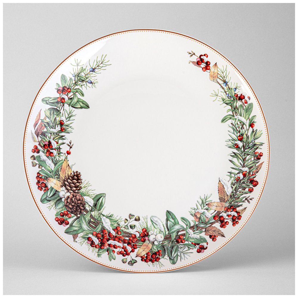 ТАРЕЛКА ОБЕДЕННАЯ LEFARD "МОРОЗКО" 27 СМ (КОР=18ШТ.)