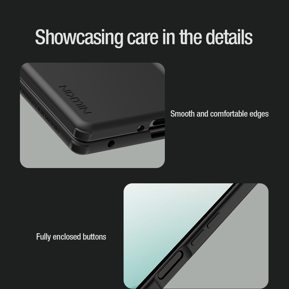 Чехол покрытый мягким жидким силиконом от Nillkin для Samsung Galaxy Fold 7, серия Flex Pure Fold Case (в комплекте перо S Pen)