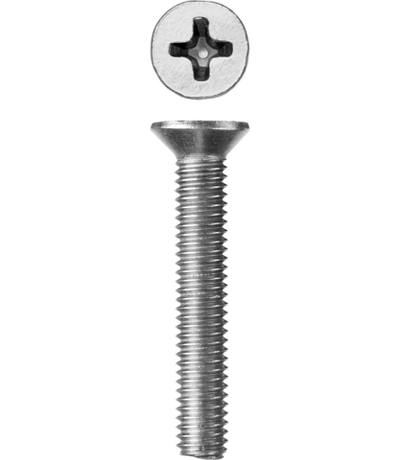 ЗУБР DIN 965, кл. пр. 4.8, M5 х 35 мм, цинк, 5 кг, винт с потайной головкой (303110-05-035)