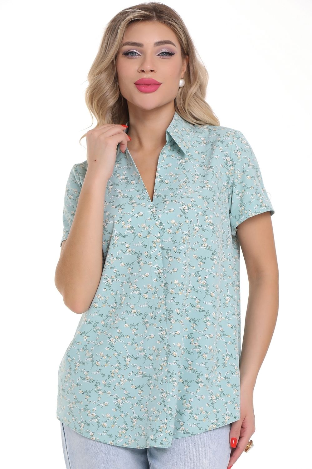 Блуза Хит лета (бирюза) Diolche