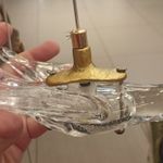 Подвесной светильник 12966-1P clear/gold