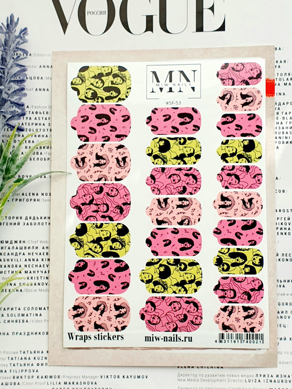 Плёнки Wraps stickers SF-53