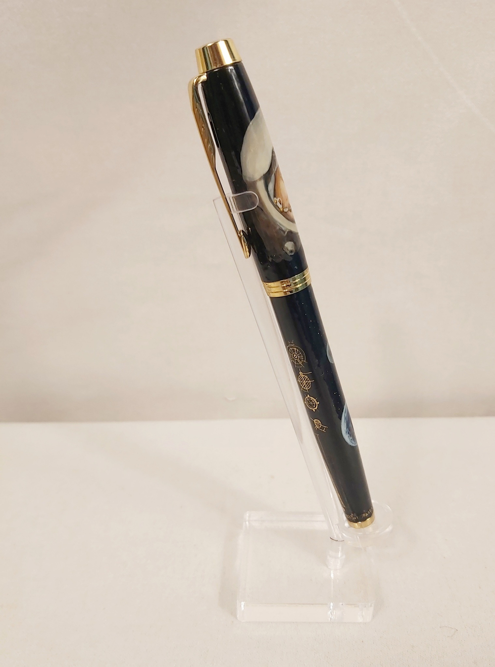 Ручка Parker с ручной росписью Палех "Юрий Гагарин" в коробке