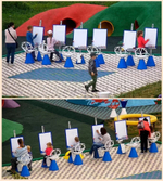 Уличный мольберт с панелью