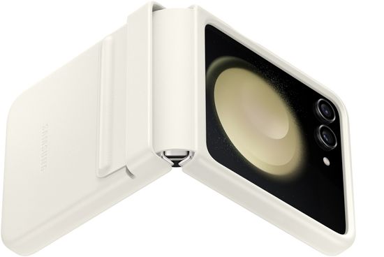 Чехол Samsung Flap Eco-Leather Case Z Flip5 серо-коричневый