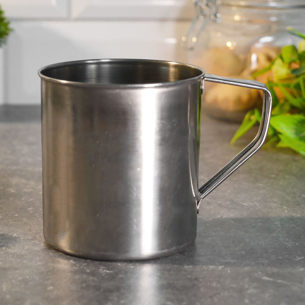 Кружка 9см нерж WLT-08094