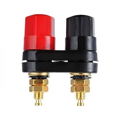 Гнездо BANANA сдвоенное на панель