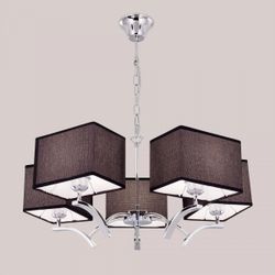 Citilux Эвора Квадро CL460252 Люстра с чёрными абажурами