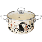 Кастрюля 2,8л "Парижские коты"