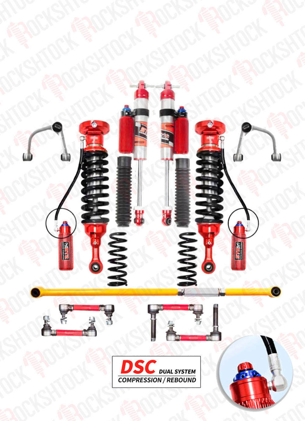 Haval H9 NEW лифт-комплект регулируемой подвески +2" ST8000 с DSC