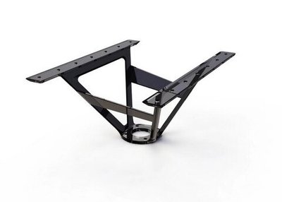 Кронштейн для стола прозрачный усиленный, цвет синий