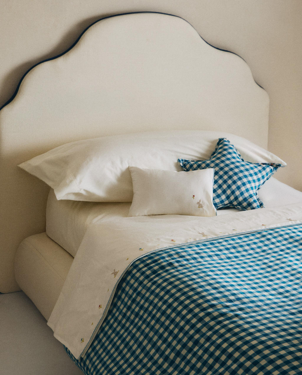 Пододеяльник Zara Home, хлопок 100%, в клетку, 1660/088