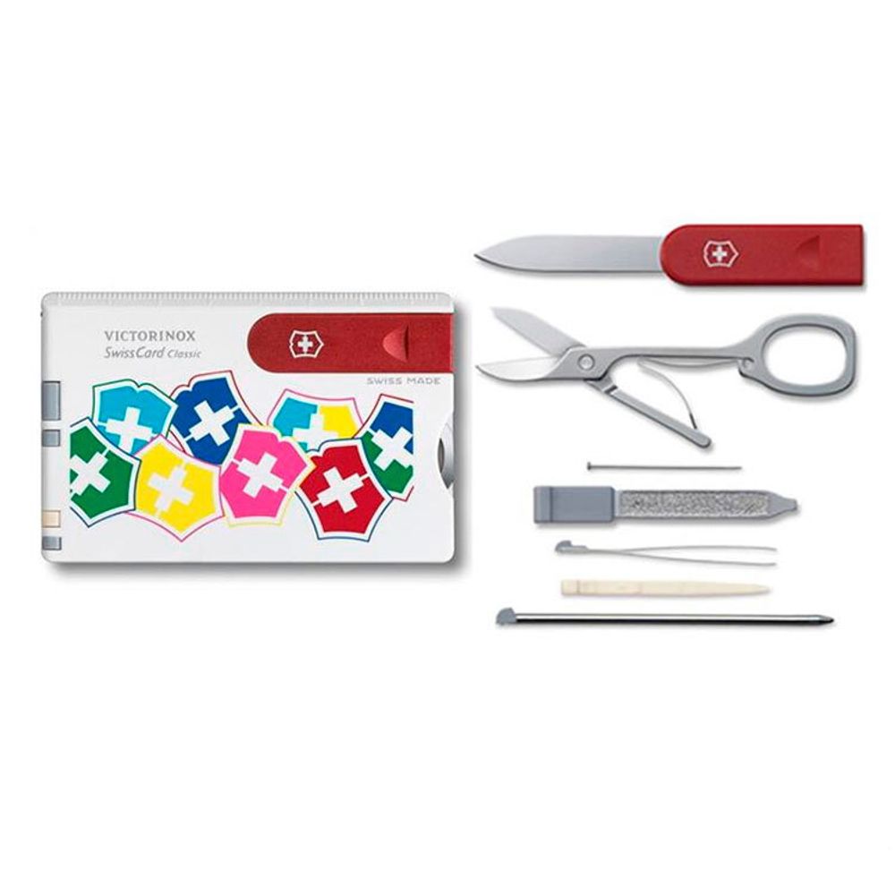 Швейцарская карта Victorinox SwissCard VX Colors 10 функций (0.7107.841)