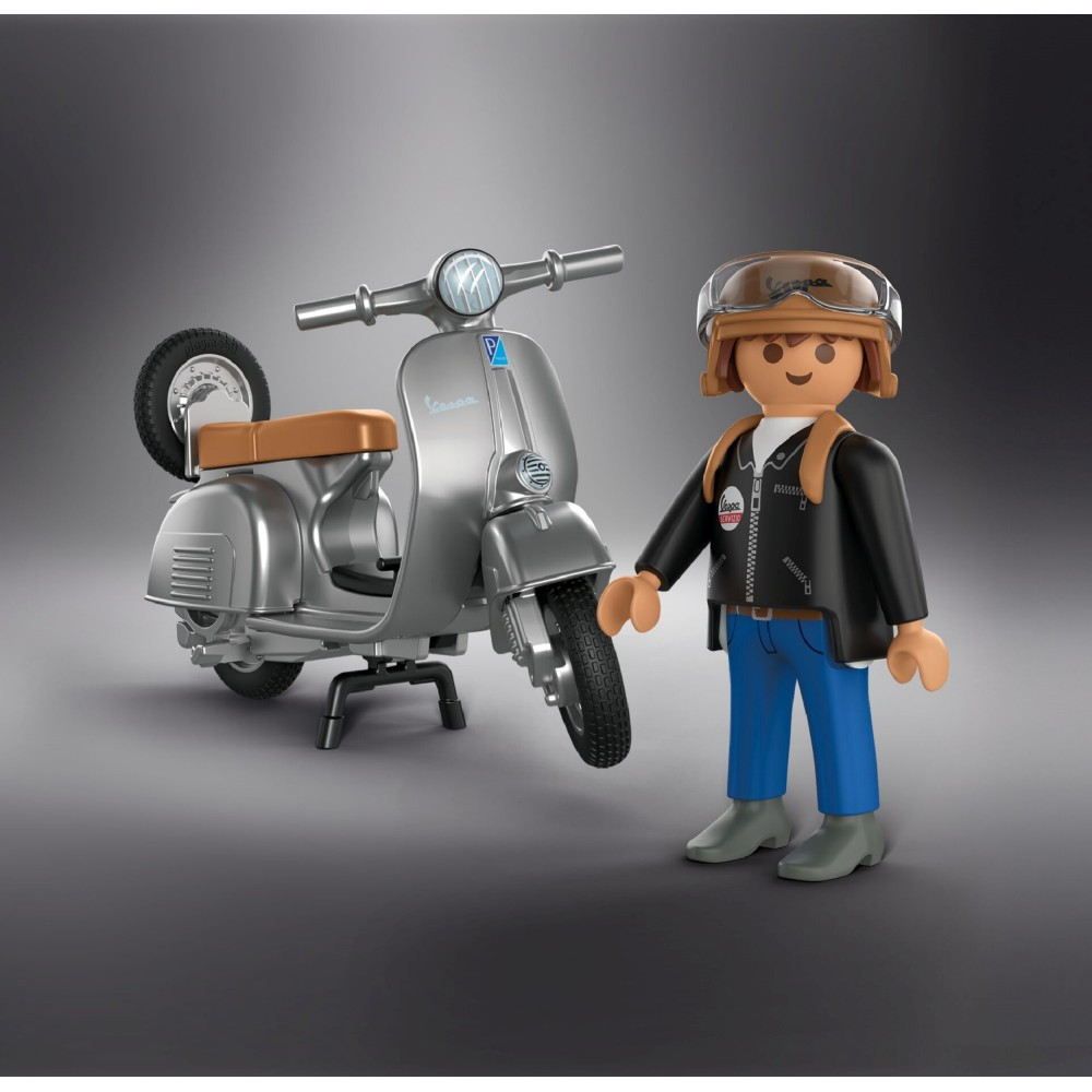 Игровой набор Playmobil 72282 Мотороллер Vespa 80 лет Original Style 72282 18 деталей — фото 4