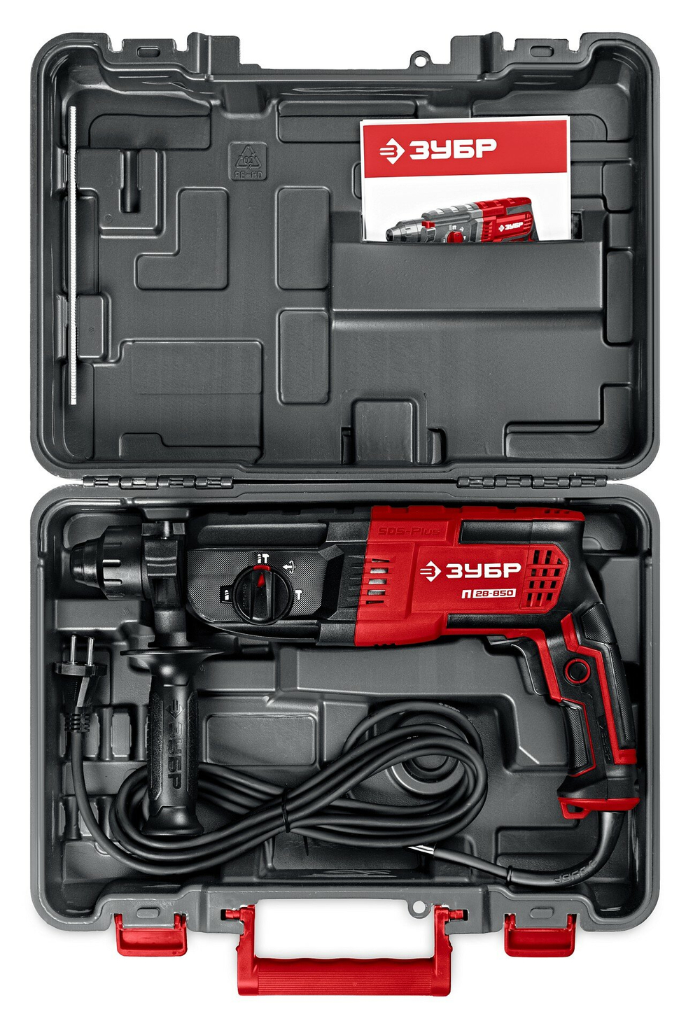 ЗУБР 28 мм, 850 Вт, перфоратор SDS Plus (П-28-850) (П-28-850)