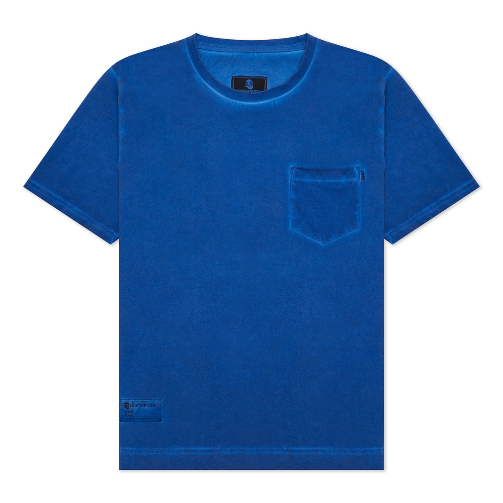 TSHRT Military Pocket GMD Vintage Effect Ultramarine