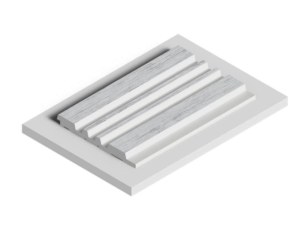 Стеновая панель HiWood декорированная, 270x12 см