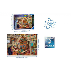 Ravensburger - Puzzle Фантастический книжный магазин 1000 шт. 197996