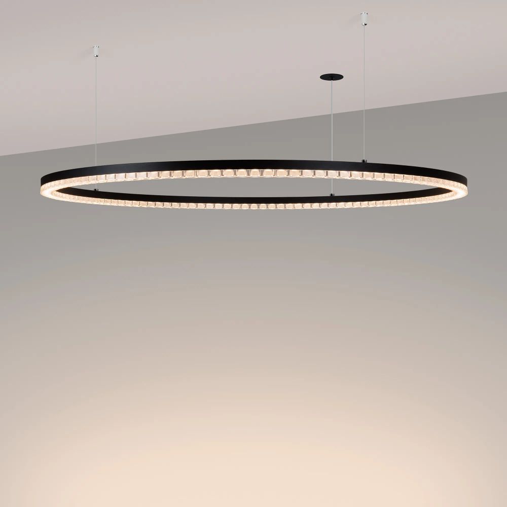 Светильник SP-DIAMOND-R1250-80W Warm3000 (BK, 45 deg, 230V, TRIAC) (Arlight, IP20 Металл, 5 лет) 054491