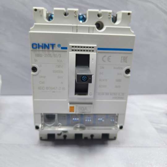 Автомат 80А / 50кА / 3P / 380в - NM8S-250S/80/3 - CHINT