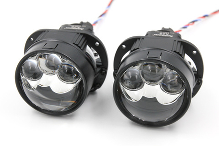 Билед модули Aozoom A29 2025 2.5 дюйма, 4 чипа, 5500K, 12V, 37W/64W, съемное гаечное крепление (комплект, 2шт)