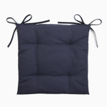 Сидушка на стул Свобода (синий)42х42см, 56%лён, 44%хл 405 г/м2