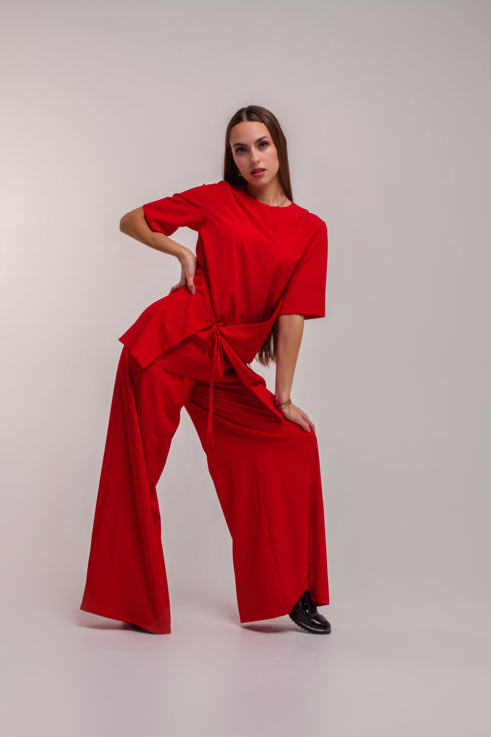 БЛУЗКА AVRORA. PROF красная