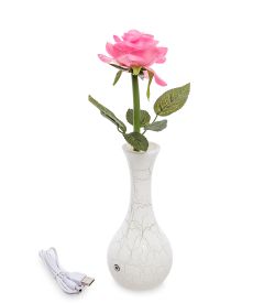 LP-11 Роза в вазочке с LED-подсветкой