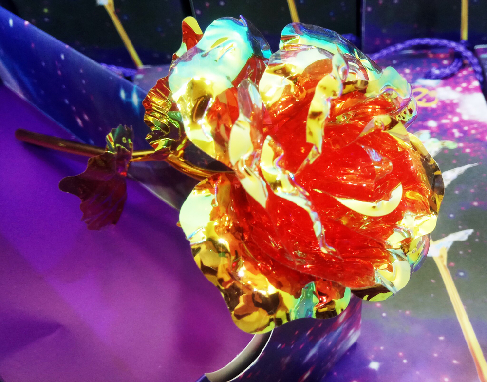 Декоративная роза,5*4см