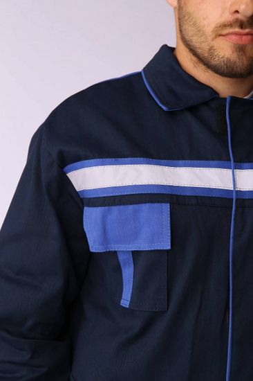 Костюм "ИТР" полукомбинезон (т.синий/василек)