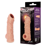 Насадка Nude Sleeve с пупырышками телесная TPE KOKOS NS-002-M