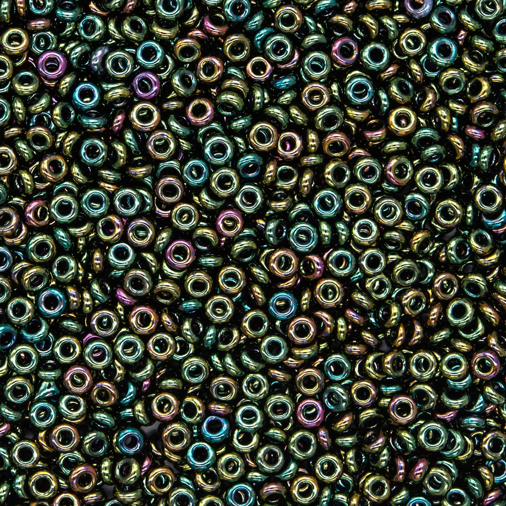 Японский бисер TOHO Demi 11/0 (№508), металлизированный, непрозрачный глянцевый