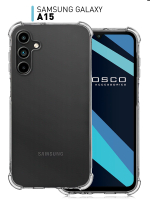 Чехол ROSCO для Samsung Galaxy A15 (арт.SS-A15-HARD-TPU-TRANSPARENT )
