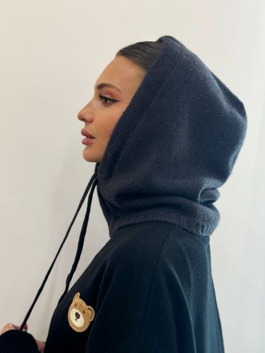 Графитовый капор из шерсти и кашемира